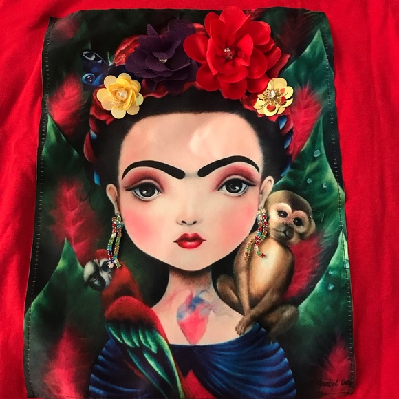 Frida 3D shirts red or black - Picture 4 of 5